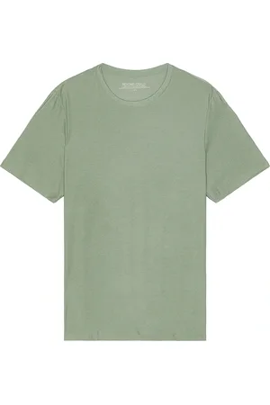 Beyond Yoga Always Beyond Crew Tee 2.0 in - Sage. Size L (also in M, S, XL/1X).