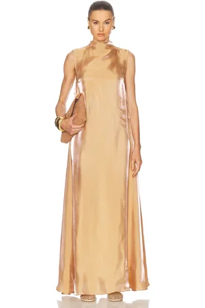 Staud Araya Dress in - Neutral. Size L (also in S, XL, XS).