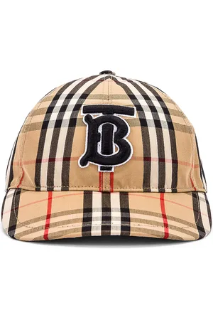 Burberry Vintage Check Baseball Cap in - Beige. Size S (also in ).