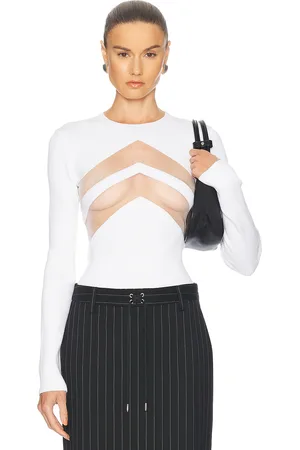 Jean Paul Gaultier Transparent Chevron Top in - . Size L (also in M, S, XS).