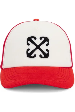 OFF-WHITE Arrow Trucker Hat in - Red. Size all.