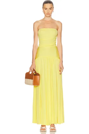 Staud Mariana Dress in - Yellow. Size L (also in ).