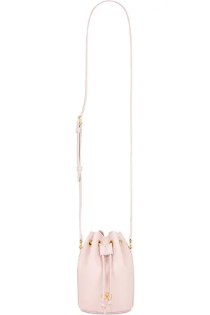 VALENTINO GARAVANI V Logo Signature Mini Drawstring Bag in - Rose. Size all.