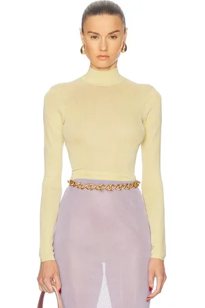 Self-Portrait Viscose Knit Top in - . Size L (also in ).