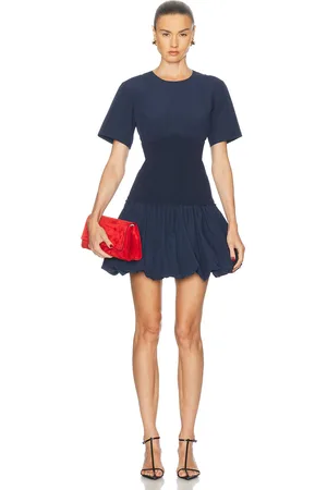 Simkhai Libbie Mini Dress in - Navy. Size L (also in M, S, XS).