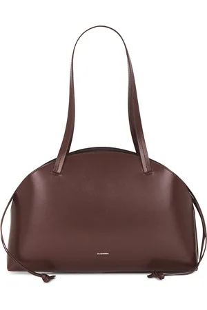 Jil Sander Curve Medium Shoulder Bag in - Brown. Size all.