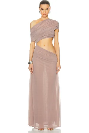 LPA Mona Maxi Dress in - Taupe. Size L (also in M).