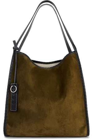 Bottega Veneta Large Reversible Tote in Must Natural & Black - Brown. Size all.