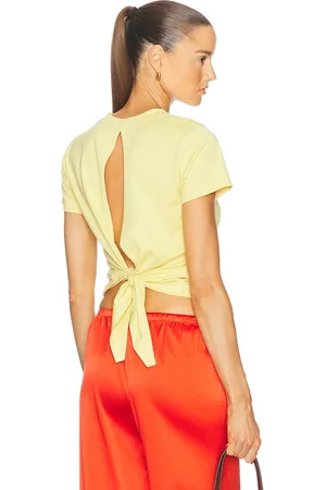 Givenchy Back Bow T-shirt in - Yellow. Size L (also in M, S, XS).