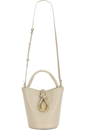 Bottega Veneta Small Liberta Bucket Bag in - Ivory. Size all.
