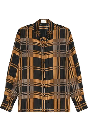 Saint Laurent Long Sleeve Shirt in - Brown. Size 39 (also in 40).