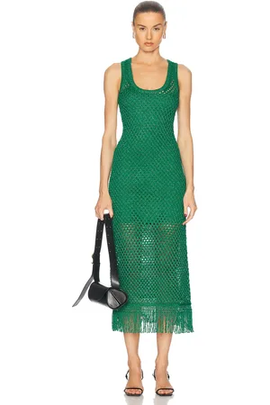 SIMON MILLER Roca Crochet Dress in - Green. Size M (also in XS).