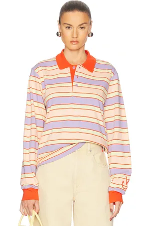 J.W.Anderson Long Sleeve Polo Top in - Pink. Size L (also in M, XS).