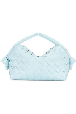 Bottega Veneta Loop Top Handle Bag in - Baby Blue. Size all.