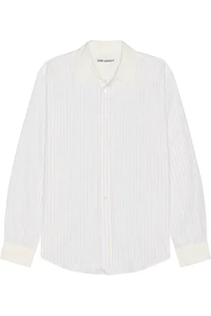 OUR LEGACY Beyond Button Down Shirt in - White. Size 46 (also in 48, 50, 52).