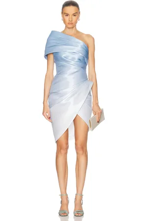 Oscar de la Renta Mini Ombre Dress in - Baby Blue. Size 0 (also in ).