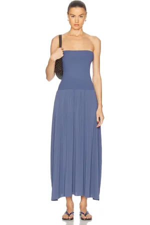 ERES Oda Dress in - Blue. Size L (also in M).