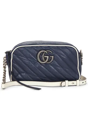 Gucci GG Marmont Shoulder Bag in - Navy. Size all.