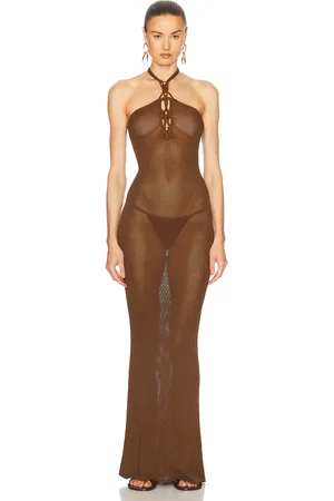 Isabel Marant Eileen Dress in - Brown. Size 34 (also in 36, 40).