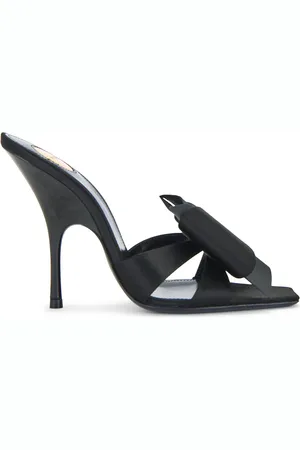 Saint Laurent Tuxedo Sandal in - Black. Size 36 (also in 36.5, 37, 37.5, 38, 38.5, 39, 40, 41).