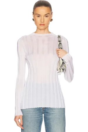 Khaite Cosette Top in - White. Size L (also in M, S, XS).