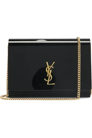 Saint Laurent Vicky Minaudiere Bag in - Black. Size all.