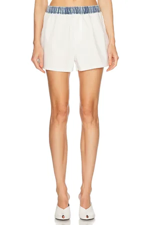 SER.O.YA Tama Short in - White. Size L (also in XL, XS).