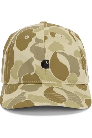 Carhartt Madison Logo Cap in Camo Duck Desert & Black - Army. Size all.
