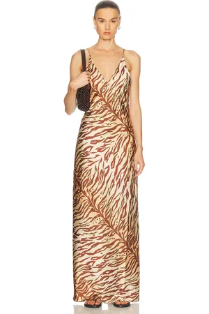 RONNY KOBO Rowan Dress in - Tan. Size L (also in M, S, XS).