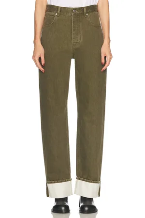 Bottega Veneta Wide Leg in - Olive. Size 42 (also in ).