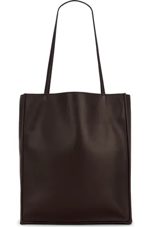 The Row Large To Go Tote Bag in - Chocolate. Size all.