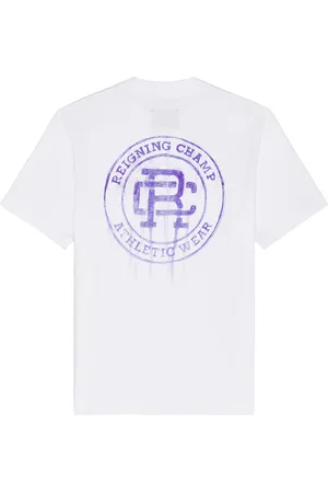 Reigning Champ Midweight Jersey Water Colour T-shirt in - White. Size M (also in XL/1X).