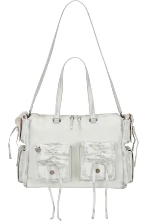Acne Studios Multipocket Tote Bag in - White. Size all.