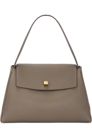 Khaite Audrey Top Handle Bag in - Taupe. Size all.