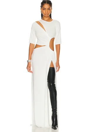 SID NEIGUM Gathered Slit Maxi Dress in - . Size L (also in XS).