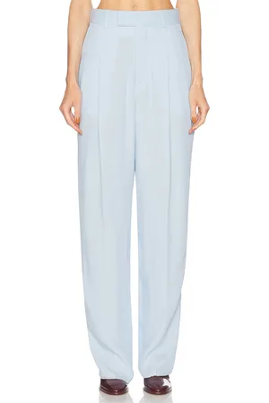 Bottega Veneta Straight Leg Pant in - Blue. Size 34 (also in 36, 40).