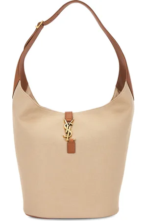 Saint Laurent Le 5 A 7 Hobo Bag in - Taupe. Size all.