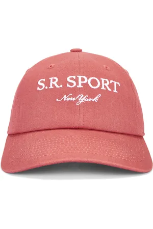 Sporty & Rich Sport Hat in - Coral. Size all.