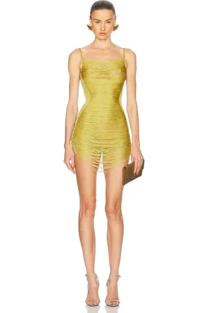 The Attico Mini Dress in - Green. Size 42 (also in ).