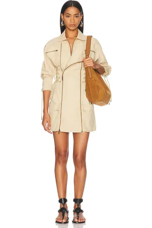Isabel Marant Izarra Dress in - Ivory. Size 34 (also in 36, 38, 40).