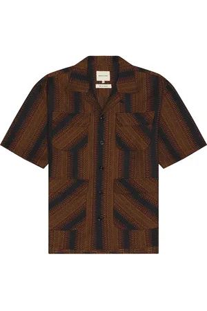 Nicholas Daley Aloha Shirt in - Brown. Size L (also in M, XL).