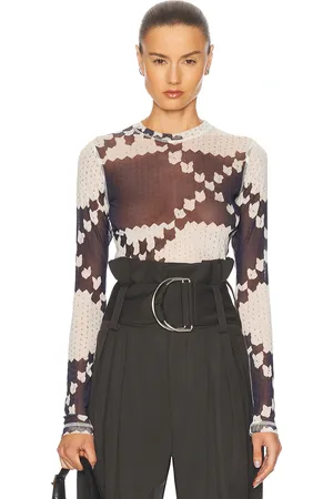 J.W.Anderson Long Sleeve Top in - Black,White. Size S (also in XS).