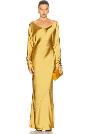 Norma Kamali Dolman Maria Gown in - Mustard. Size S (also in XS).