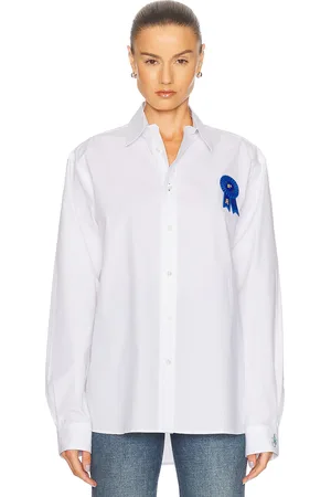 J.W.Anderson Rosette Patch Classic Shirt in - . Size 46 (also in 48, 50, 52).