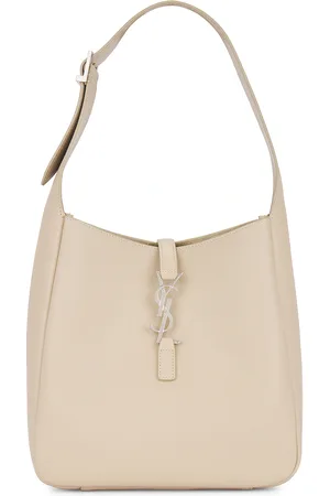 Saint Laurent Small Le 5 A 7 Supple Shoulder Bag in - Cream. Size all.