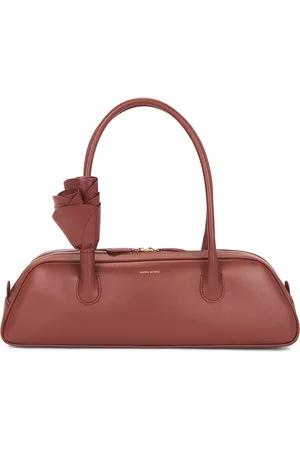 MAGDA BUTRYM Brigitte Trapeze Bag in - Rust,Brick. Size all.