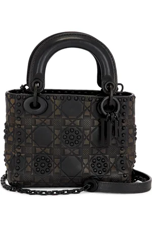Dior Studded Cannage Lady Handbag in - . Size all.