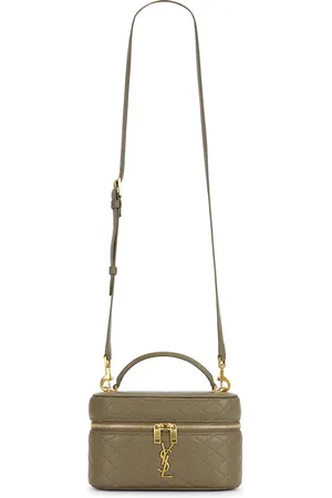 Saint Laurent Mini Gaby Vanity Bag in - Olive. Size all.
