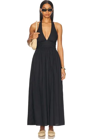 MATTEAU Plunge Halter Dress in - . Size 1 (also in 2, 4).
