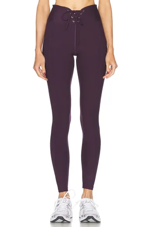YEAR OF OURS Ribbed Football Legging in - Purple. Size L (also in ).